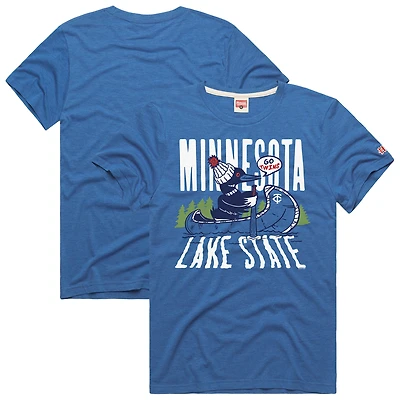 Men's Homage Navy Minnesota Twins Hyper Local Tri-Blend T-Shirt