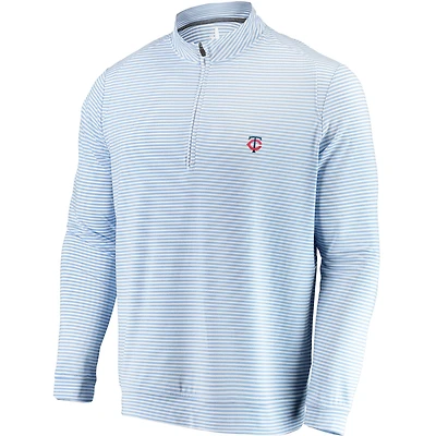 Men's johnnie-O Light Blue Minnesota Twins Turn Quarter-Zip Jacket