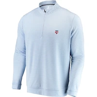 Men's johnnie-O Light Blue Minnesota Twins Turn Quarter-Zip Jacket