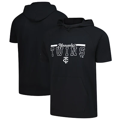 T-shirt à capuche noir Phase Vanguard des Twins du Minnesota pour homme