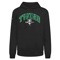 Sweat à capuche carreaux noir Minnesota Twins St. Patrick's Day Podium pour homme Levelwear