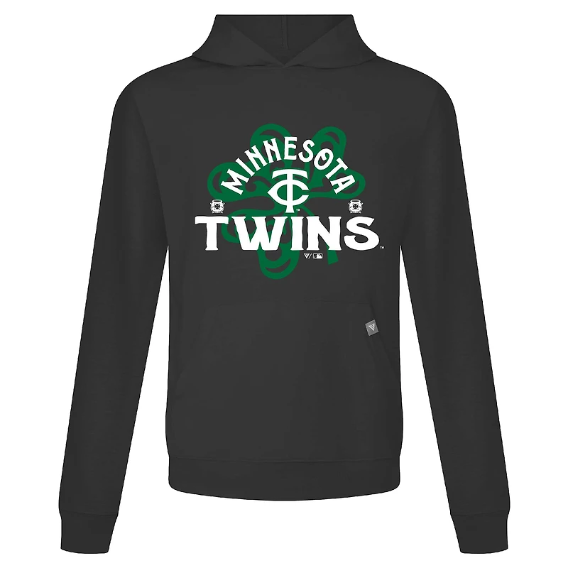 Sweat à capuche noir pour homme Minnesota Twins St. Patrick's Day Relay Shamrock