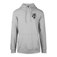 Men's Levelwear  Gray Minnesota Twins Podium Digital Camo Pullover Hoodie