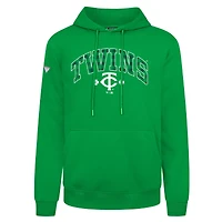 Sweat à capuche carreaux pour homme Levelwear Green Minnesota Twins St. Patrick's Day Podium