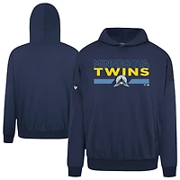 Sweat à capuche bleu marine pour homme Levelwear des Twins du Minnesota Accolade Contact No Hitter