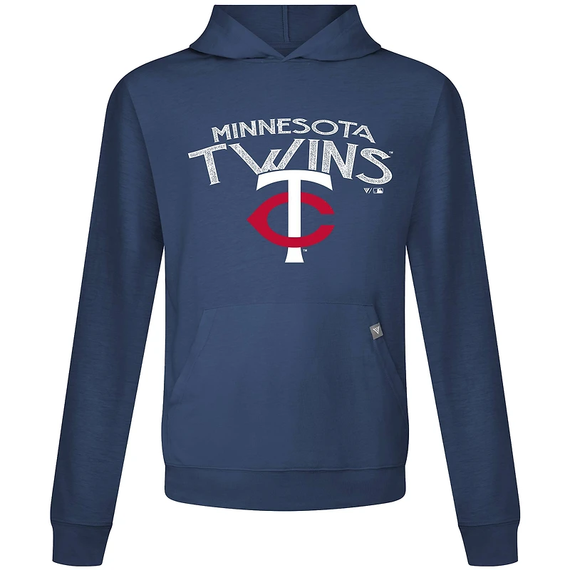 Men's Levelwear Navy Minnesota Twins Accolade Relay Mission Pullover Hoodie