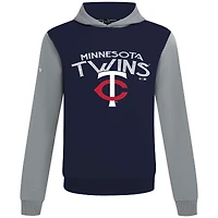 Sweat à capuche bleu marine pour homme Levelwear des Twins du Minnesota Accolade Ultimate Mission