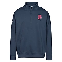 Men's Levelwear  Navy Minnesota Twins Cooperstown Collection Murray Quarter-Zip Sweatshirt