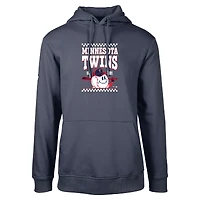 Sweat à capuche inaugural pour homme Levelwear bleu marine Minnesota Twins Podium
