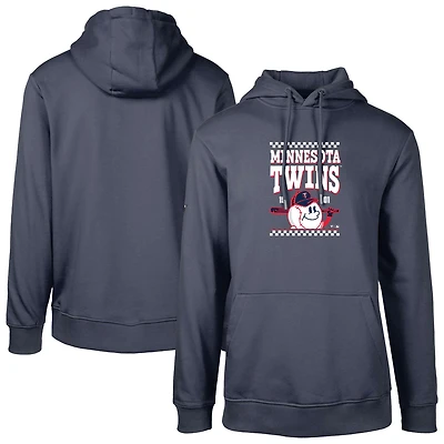 Men's Levelwear Navy Minnesota Twins Podium Inaugural Pullover Hoodie