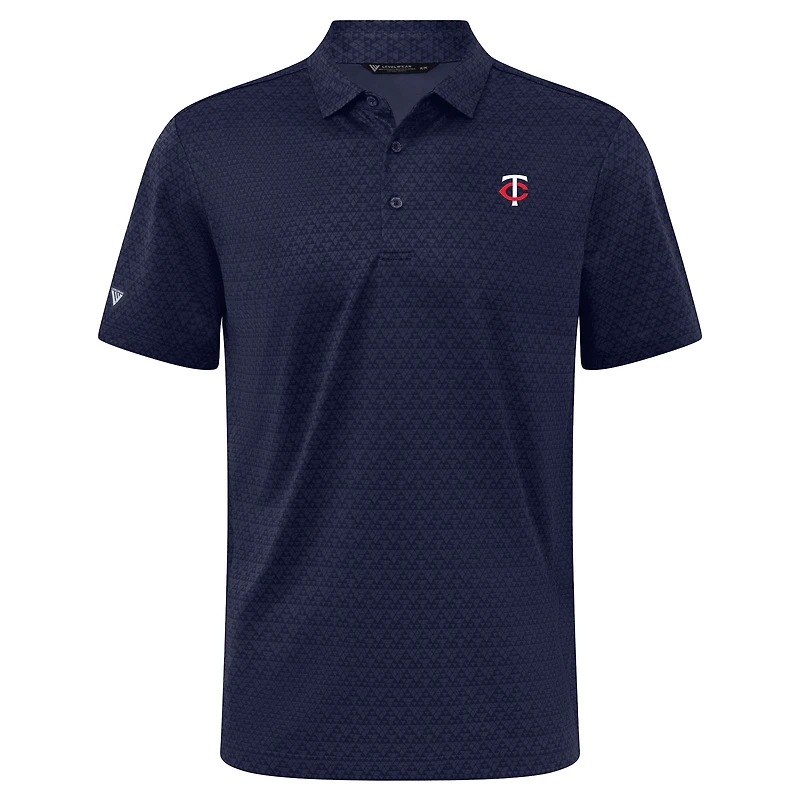 Polo bleu marine System Insignia Core des Twins du Minnesota pour homme de Levelwear