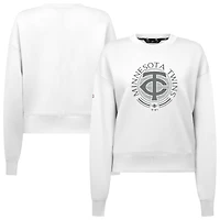 Sweat-shirt blanc à manches longues pour homme Levelwear des Twins du Minnesota