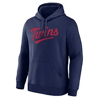Sweat à capuche homme bleu marine avec logo Minnesota Twins