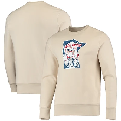 Majestic Threads Oatmeal Minnesota Twins Sweat-shirt en molleton pour homme