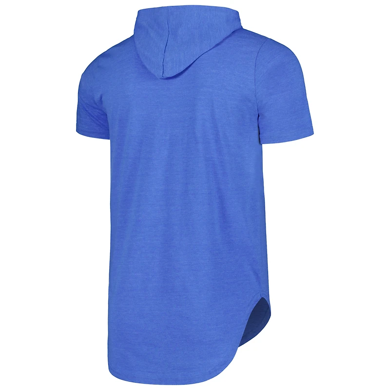 T-shirt à capuche tri-mélangé Majestic Threads Royal Minnesota Twins pour hommes