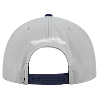 Casquette snapback basique Mitchell & Ness grise pour homme, collection Cooperstown