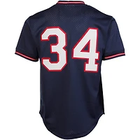 Maillot d'entraînement au bâton en maille Mitchell & Ness Kirby Puckett pour hommes des Twins du Minnesota 1985 authentique de la collection Cooperstown