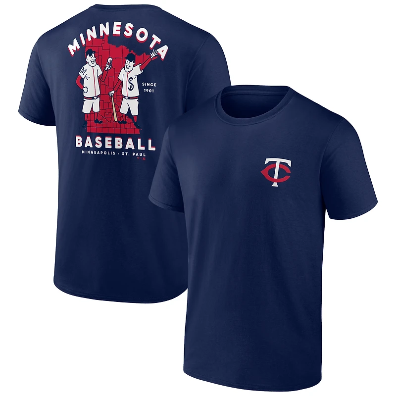 Men's Navy Minnesota Twins Bring It T-Shirt
