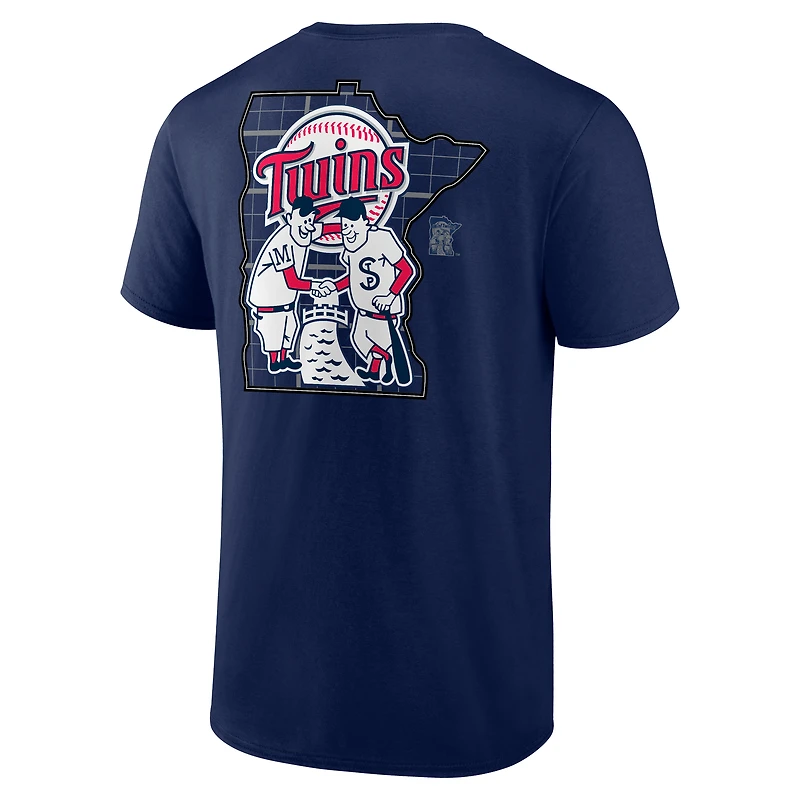 Men's  Navy Minnesota Twins Hometown Graphic T-Shirt
