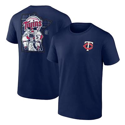 Men's  Navy Minnesota Twins Hometown Graphic T-Shirt