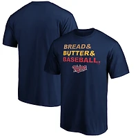 T-shirt bleu marine pour homme, équipe Adrenaline des Twins du Minnesota