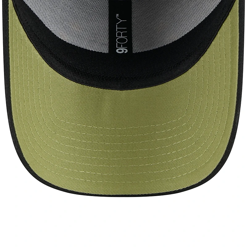 Men's New Era  Black Minnesota Twins 2024 Armed Forces Day 9FORTY Adjustable Hat