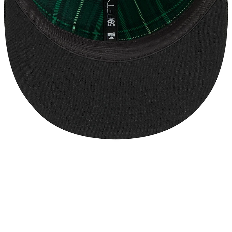 Casquette ajustée New Era 59FIFTY noire pour homme, Minnesota Twins, édition spéciale Saint-Patrick 2026