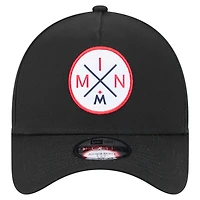 Men's New Era Black Minnesota Twins 9FORTY A-Frame Adjustable Hat