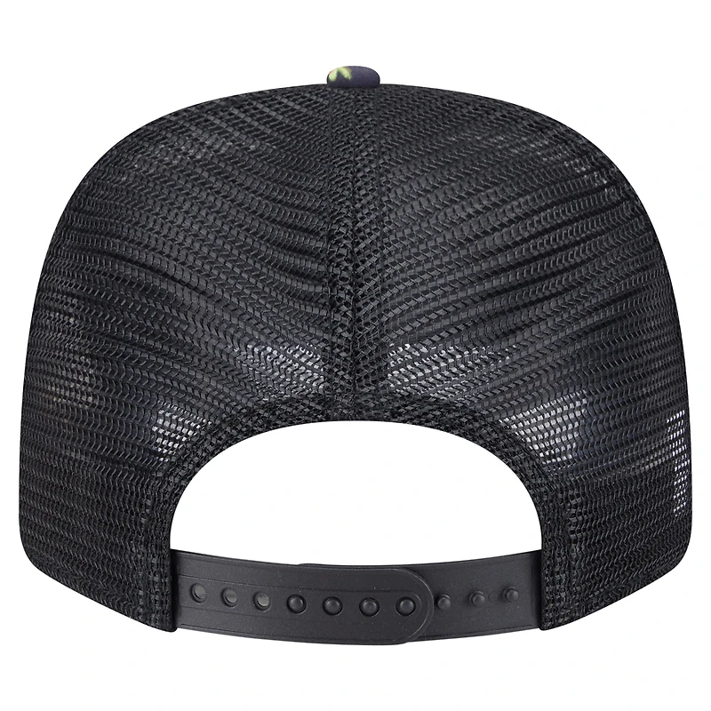 Casquette extensible à bouton-pression New Era noire pour homme, motif aventure 9SEVENTY des Twins du Minnesota