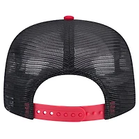 Casquette de golfeur en mesh rétro New Era pour hommes, noir/rouge, Minnesota Twins