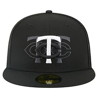 Casquette ajustée Tri-Hit 59FIFTY noire des Twins du Minnesota pour homme de New Era