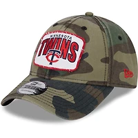 Men's New Era Camo Minnesota Twins Gameday 9FORTY Adjustable Hat
