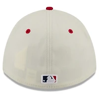 Men's New Era Cream/Red Minnesota Twins USA 250 Fourth of July 39THIRTY M-Crown Flex Hat