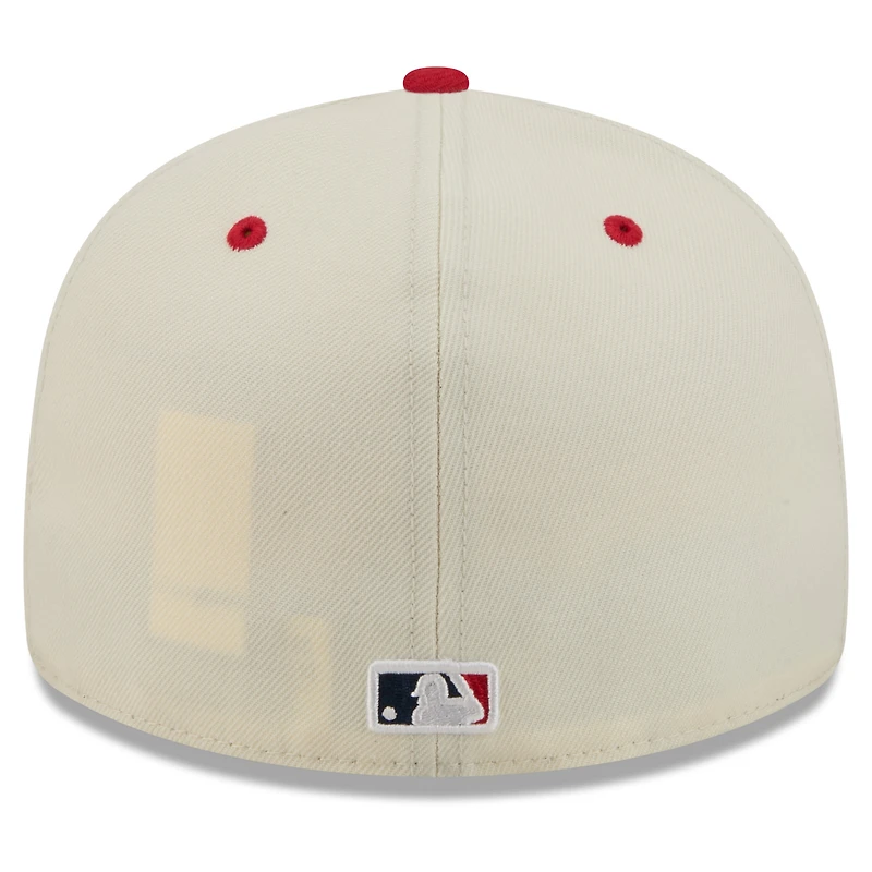Men's New Era Cream/Red Minnesota Twins USA 250 Fourth of July 59FIFTY Fitted Hat
