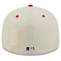 Men's New Era Cream/Red Minnesota Twins USA 250 Fourth of July 59FIFTY Fitted Hat