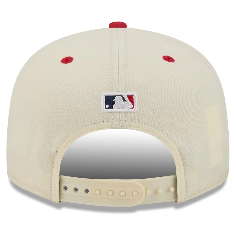 Men's New Era Cream/Red Minnesota Twins USA 250 Fourth of July 9FIFTY Snapback Hat
