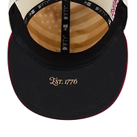 Men's New Era Cream/Red Minnesota Twins USA 250 Fourth of July 9FIFTY Snapback Hat
