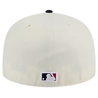Men's New Era Cream Minnesota Twins Chrome 59FIFTY Fitted Hat