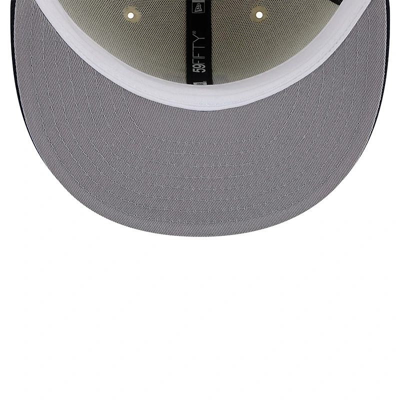 Men's New Era Cream Minnesota Twins Chrome 59FIFTY Fitted Hat