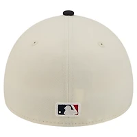 Men's New Era  Cream Minnesota Twins Chrome A-Frame 59FORTY Fitted Hat