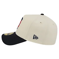 Men's New Era  Cream Minnesota Twins Chrome A-Frame 59FORTY Fitted Hat