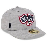 Men's New Era  Gray Minnesota Twins 2024 Clubhouse Low Profile 59FIFTY Fitted Hat