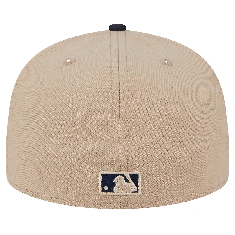 Casquette ajustée 59FIFTY des Twins du Minnesota de New Era pour homme en kaki
