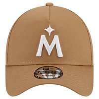 Casquette réglable kaki Minnesota Twins A-Frame 9FORTY New Era pour hommes