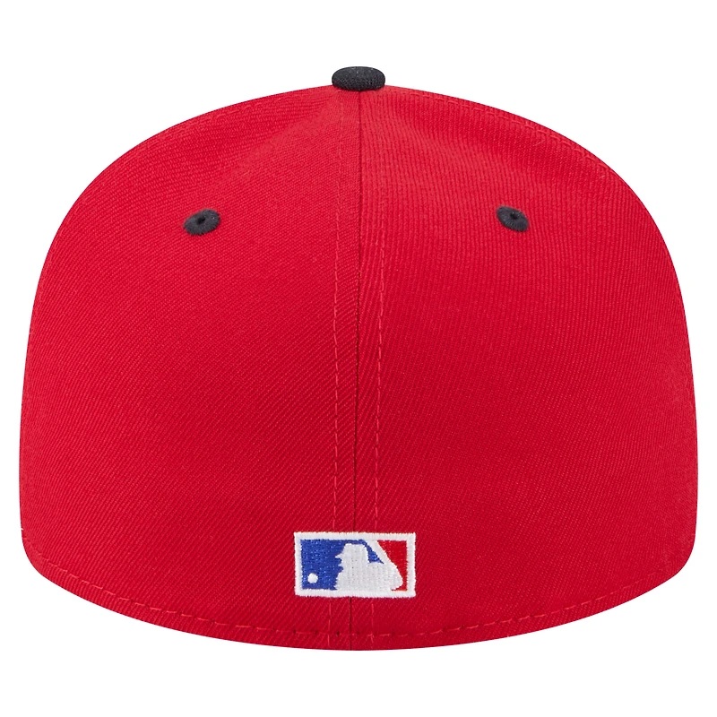 Casquette ajustée 59FIFTY Kirby Puckett rouge des Twins du Minnesota pour homme de New Era