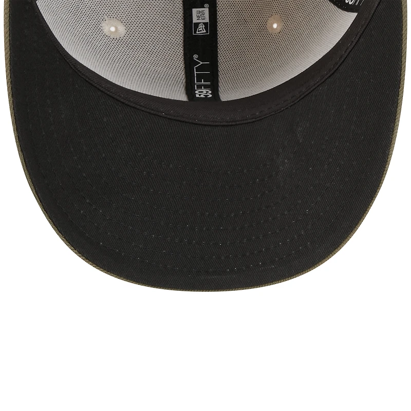 Men's New Era Light Beige/Olive Minnesota Twins 2025 Armed Forces Day 59FIFTY Fitted Hat