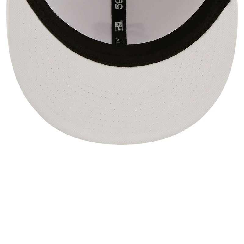Men's New Era Minnesota Twins White on 59FIFTY Fitted Hat