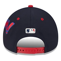 Men's New Era Navy/Red Minnesota Twins 2025 MLB Diamond Hero Edition A-Frame 9FORTY Adjustable Hat