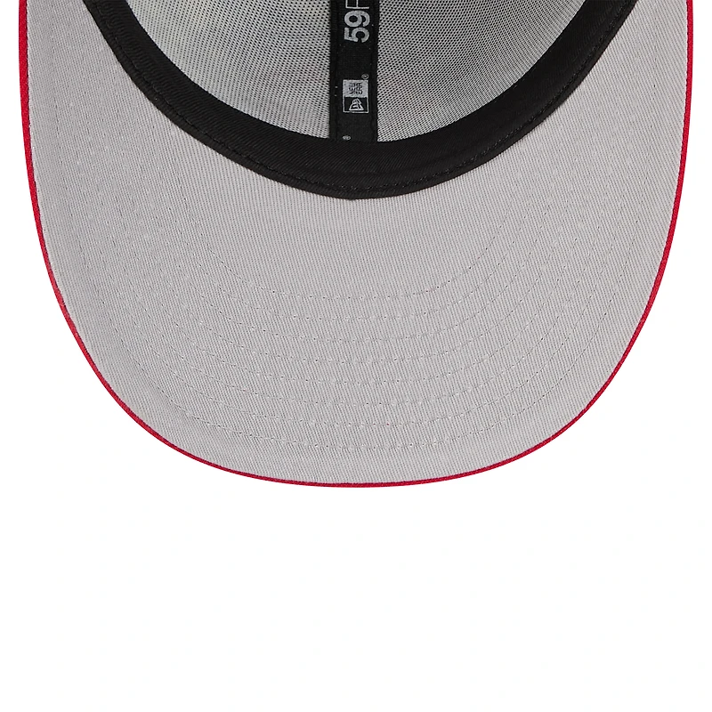 Men's New Era Navy/Red Minnesota Twins 2025 MLB Diamond Hero Edition Low Profile 59FIFTY Fitted Hat