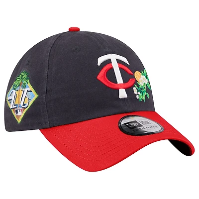 Men's New Era  Navy/Red Minnesota Twins 2026 Spring Training Casual Classic Adjustable Hat